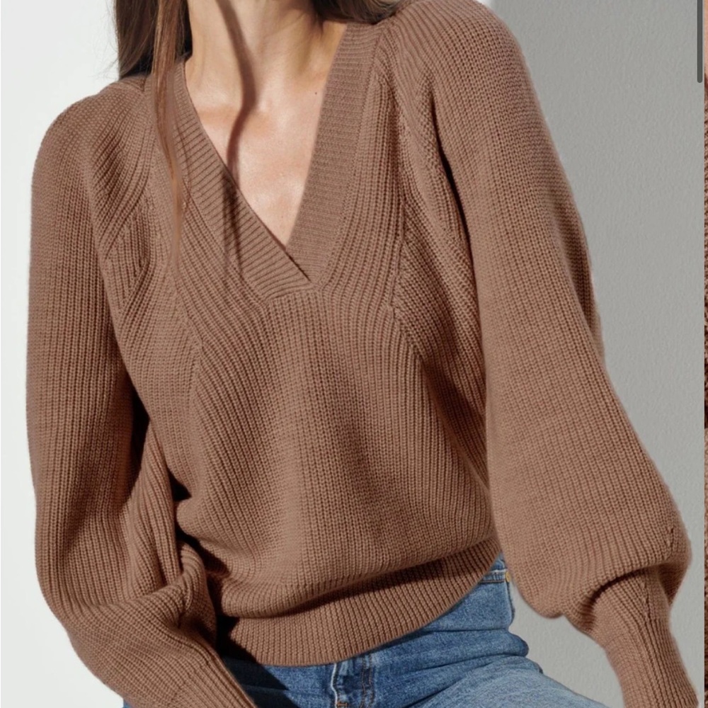 The Reset V Neck Must-Have Sweater M in Macchiato